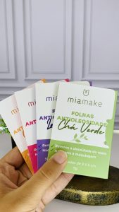 Folhas Antioleosidade Mia Make