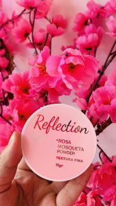 Pó Rosa Mosqueta Textura Fina Reflection