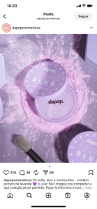 Pó Solto Finalizador Matte Dapop